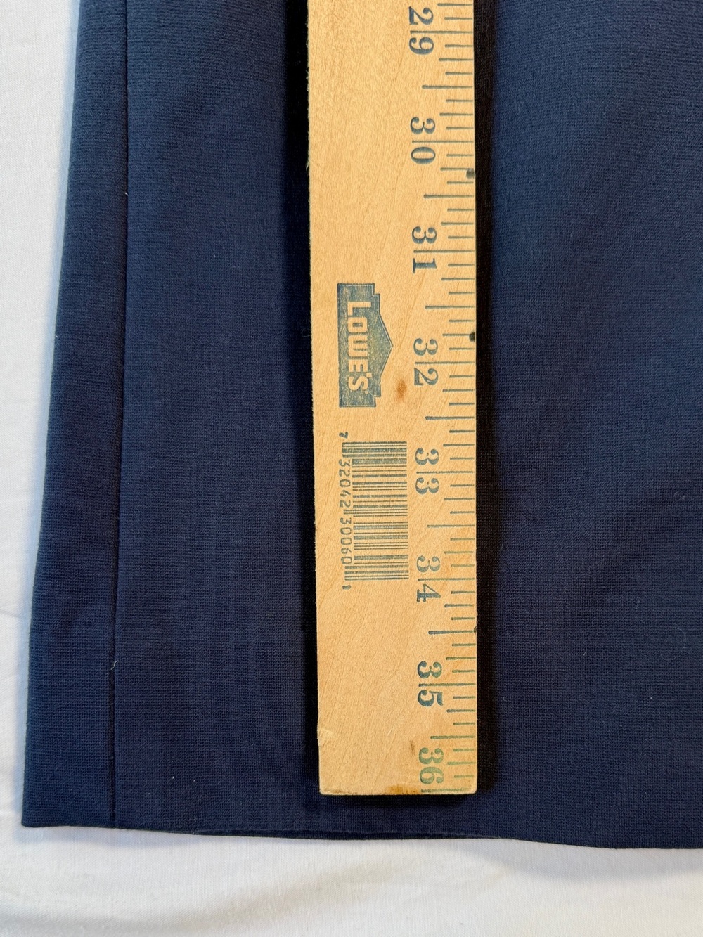 Vintage 2014 Banana Republic Navy and White Striped Sheath Dress - Picture 7 of 9